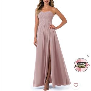 Azazie Arabella Allure strapless bridesmaid dress